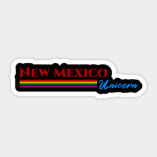 New Mexico Unicorn Gift Sticker